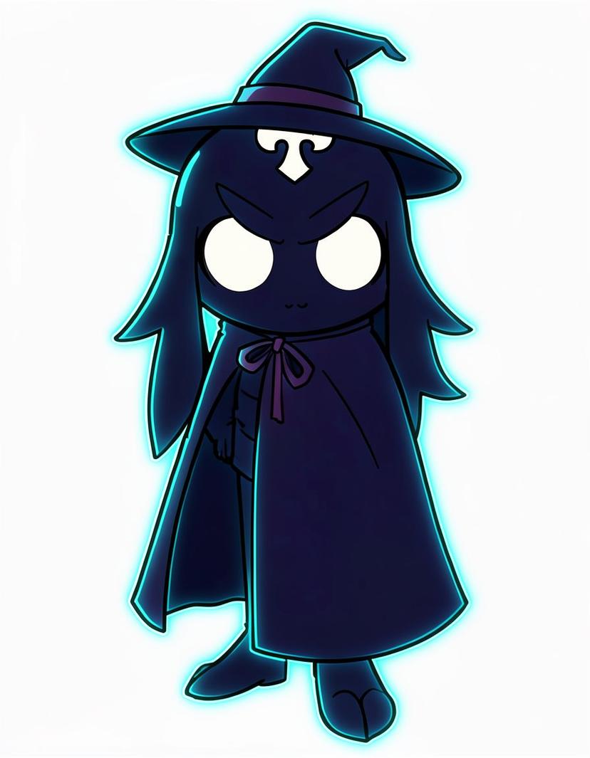 Voidcaster, a Deltarune OC made on GenTube