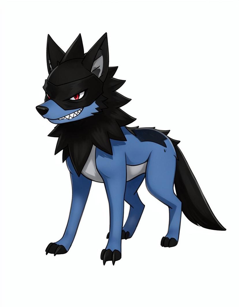 Umbralupe, a Pokemon OC made on GenTube