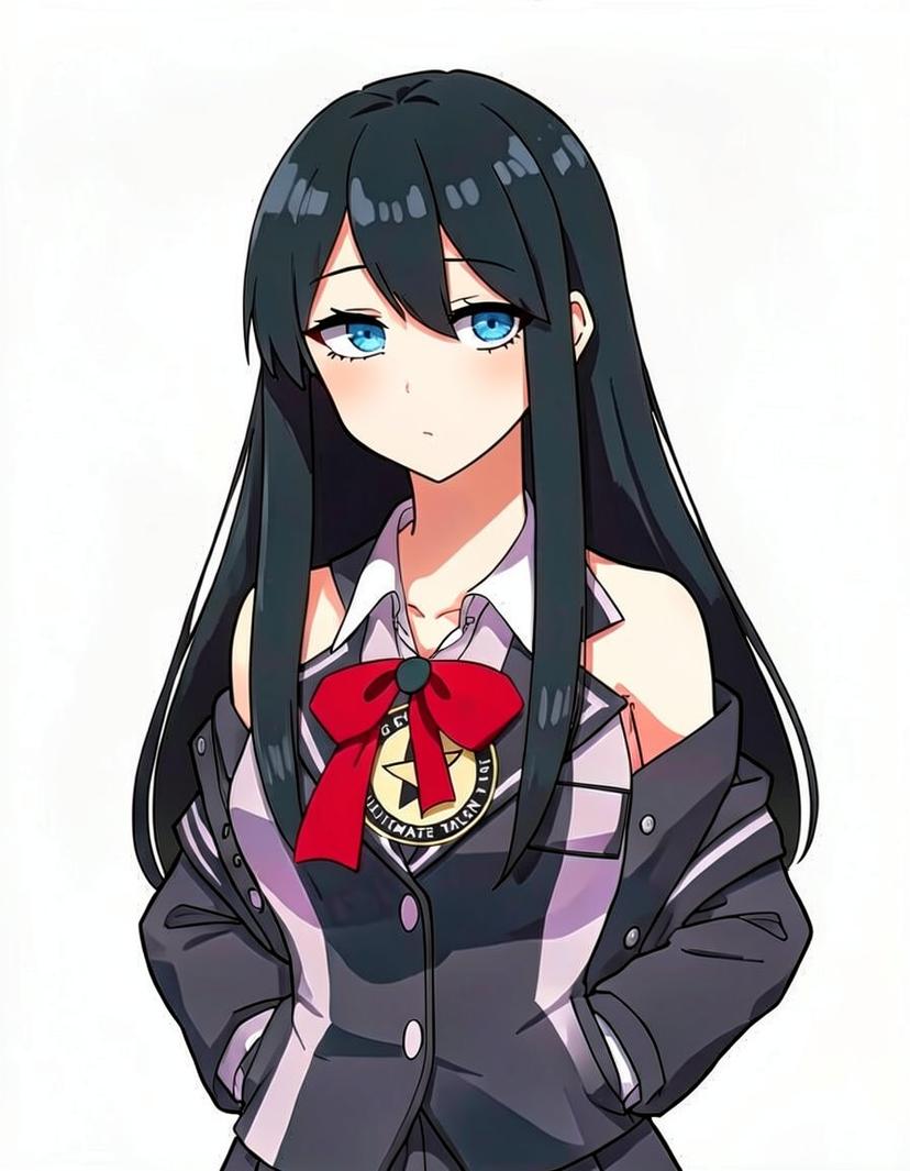 Midnight Badge, a Danganronpa OC made on GenTube