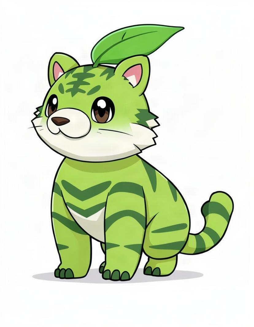 Sproutclaw, a Pokemon OC made on GenTube