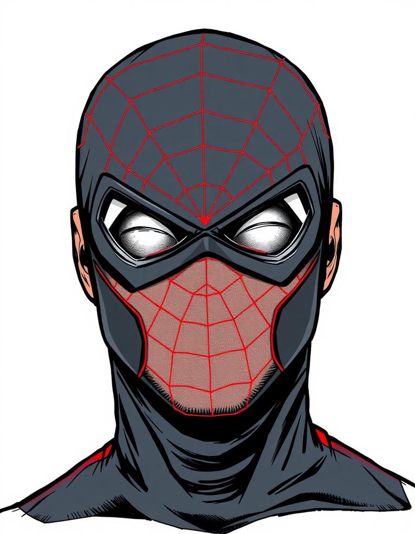 Void‑Thread Hero, a Spider Man OC made on GenTube