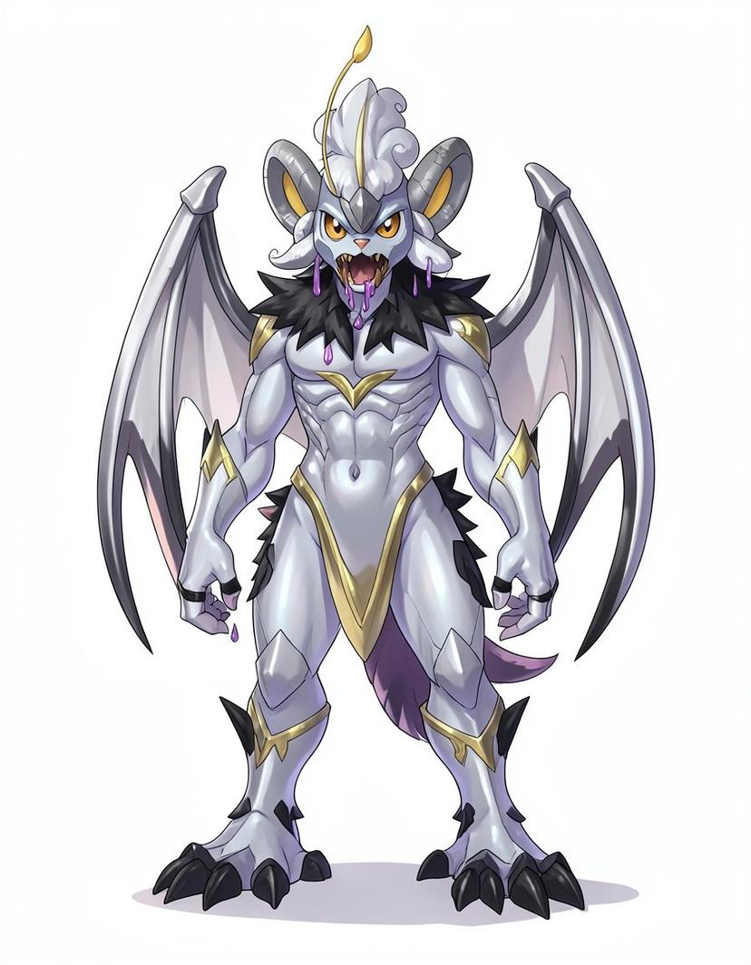 Gloomon, a Pokemon OC made on GenTube