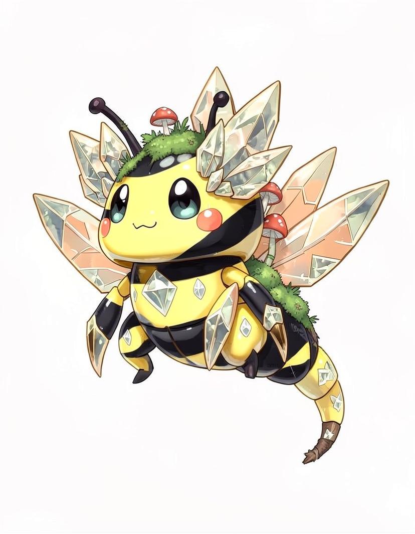 Buzzcarab, a Pokemon OC made on GenTube
