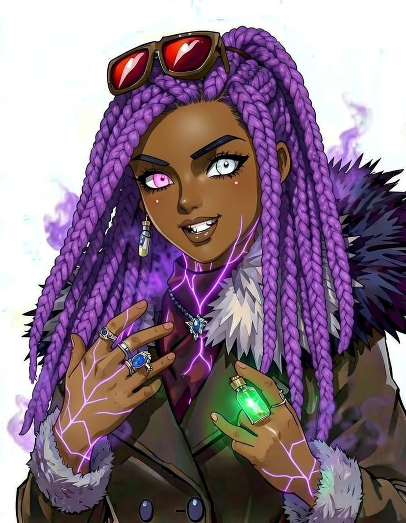 Weayr, a Arcane OC made on GenTube