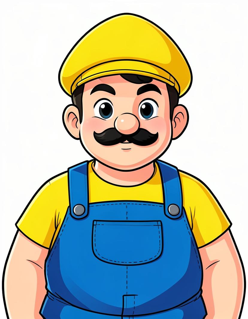 Plumber, a Mario OC made on GenTube