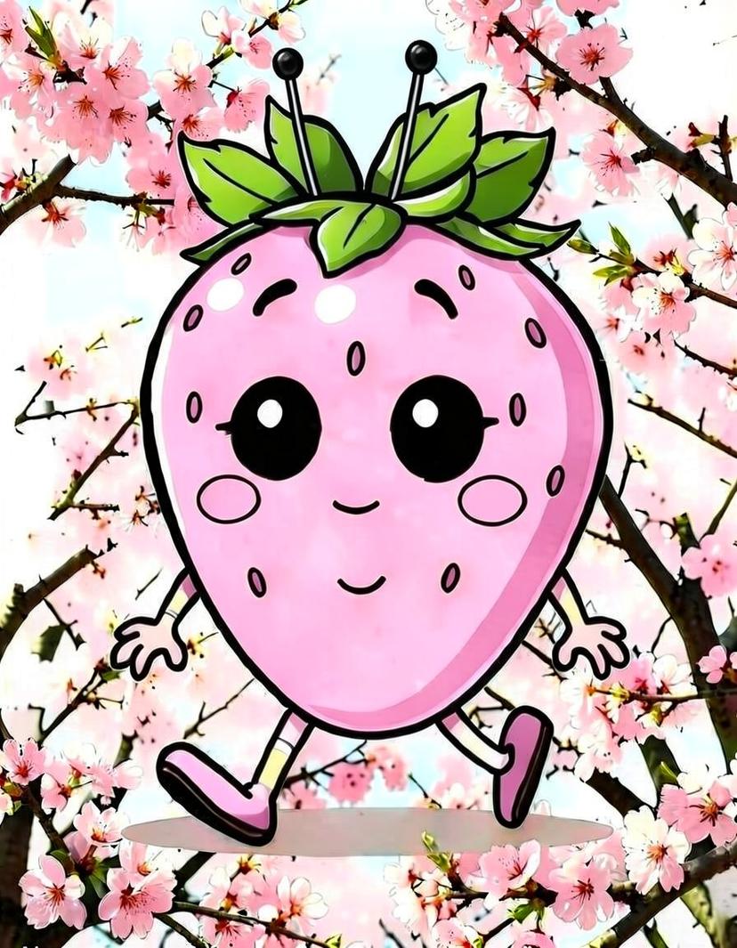 Strawbelle, a Dandys World OC made on GenTube
