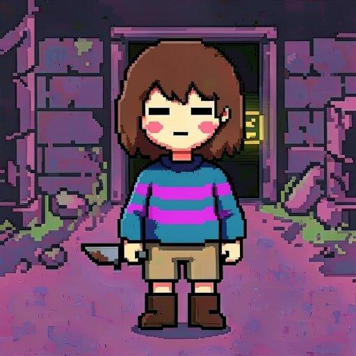 Juno, a Undertale OC made on GenTube