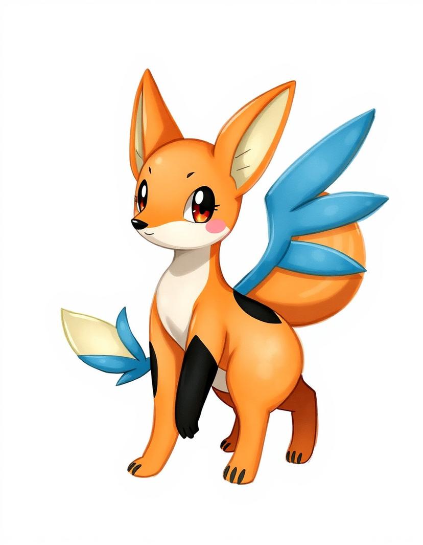 Ripplekit, a Pokemon OC made on GenTube