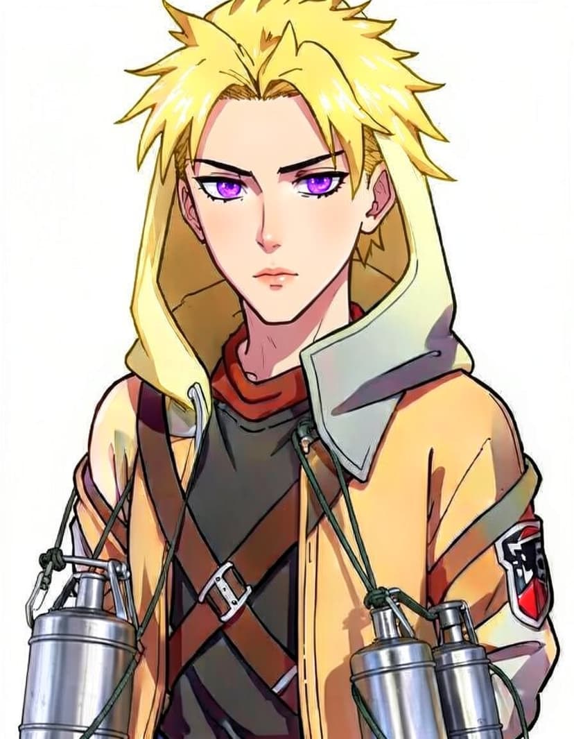Karsen Vale, a Attack on Titan OC made on GenTube