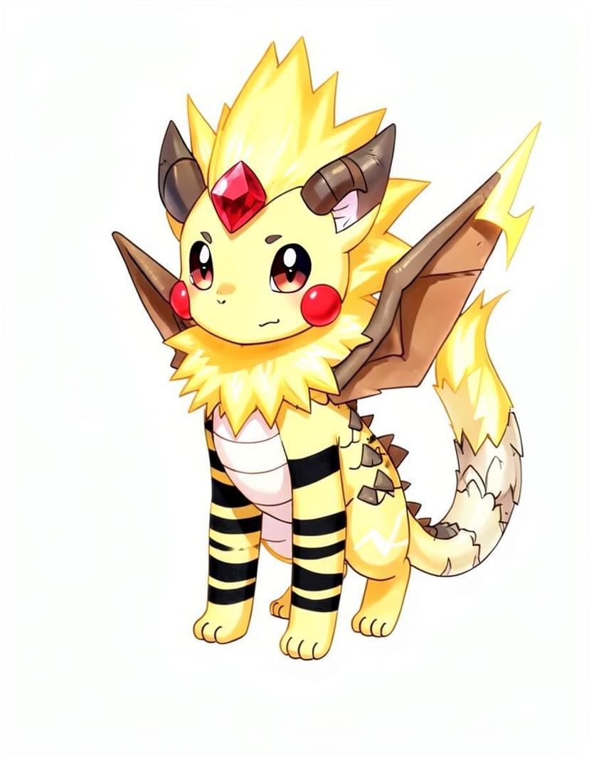 Voltpaw, a Pokemon OC made on GenTube