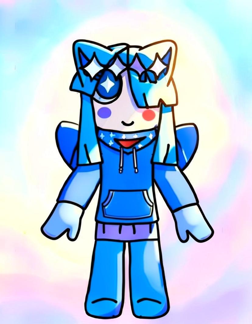 Crystal, a Dandys World OC made on GenTube