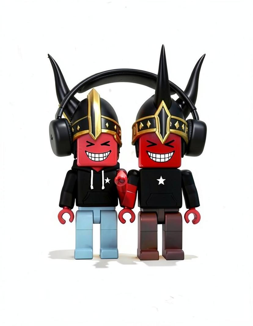 Redblock, a Roblox OC made on GenTube
