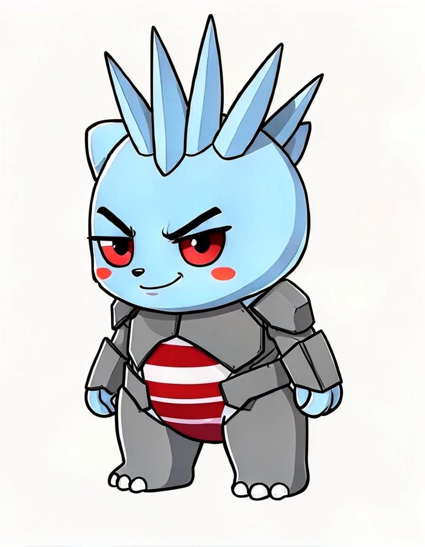 Frostspike, a Pokemon OC made on GenTube