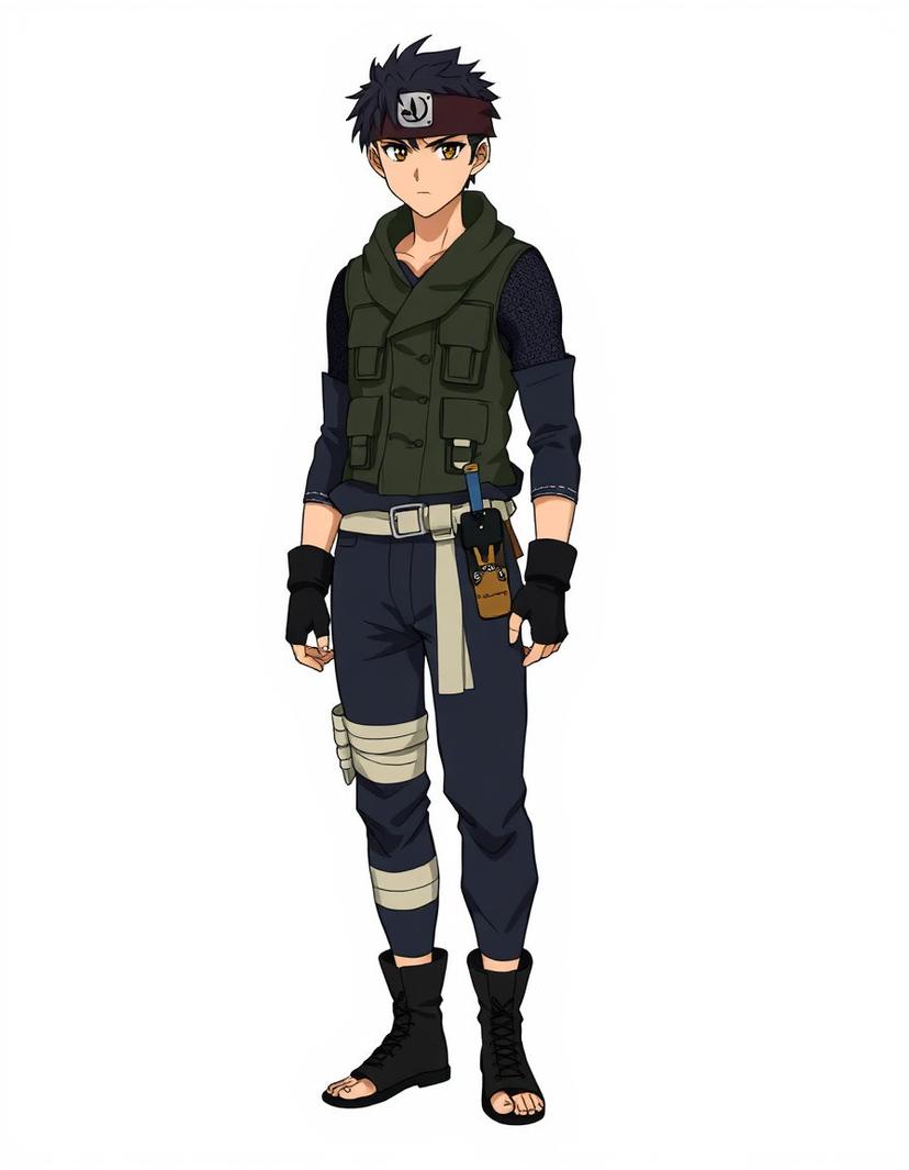 Kageleaf, a Naruto OC made on GenTube