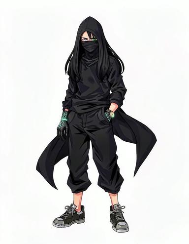 Chihiro Fujimori, a Jujutsu Kaisen OC made on GenTube