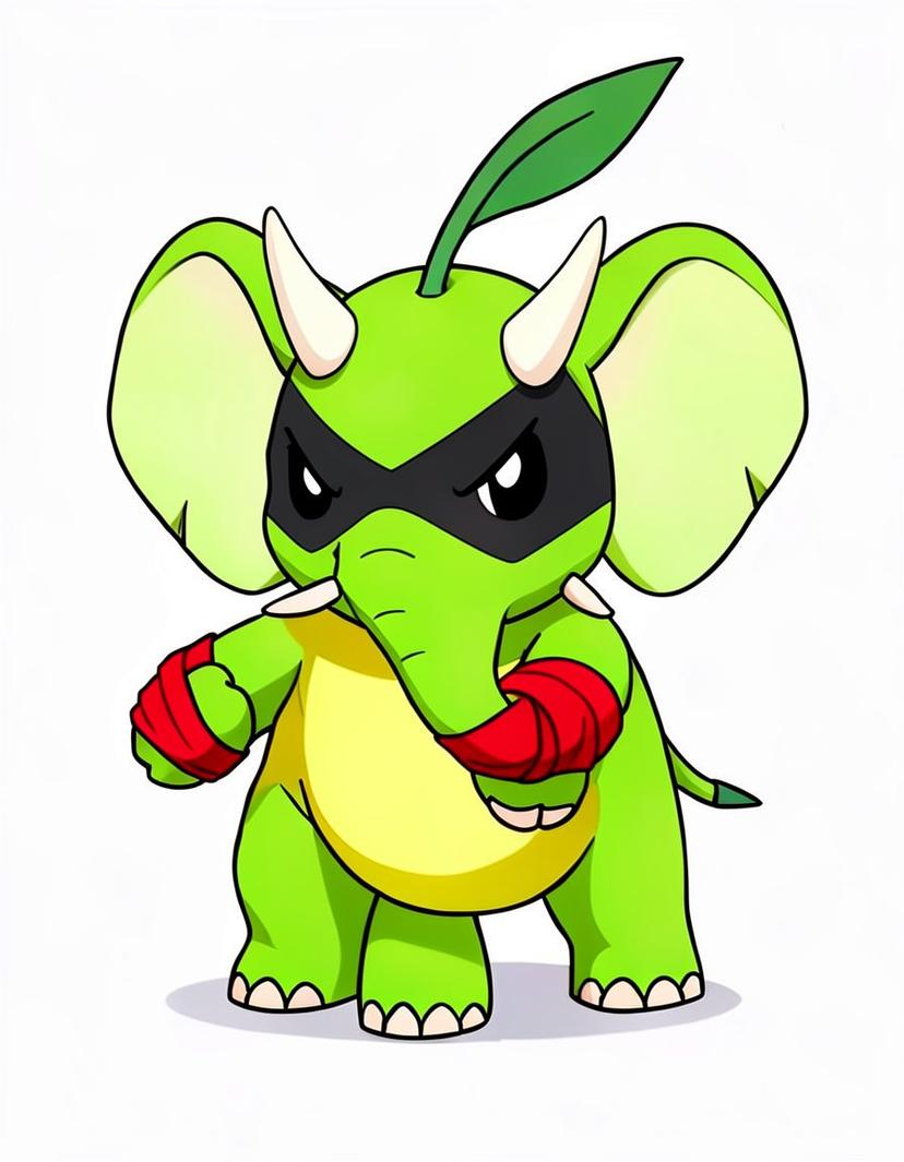 Eleptusk, a Pokemon OC made on GenTube