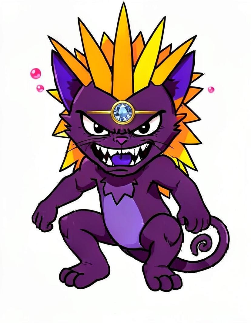 Mystic Emberclaw, a Pokemon OC made on GenTube