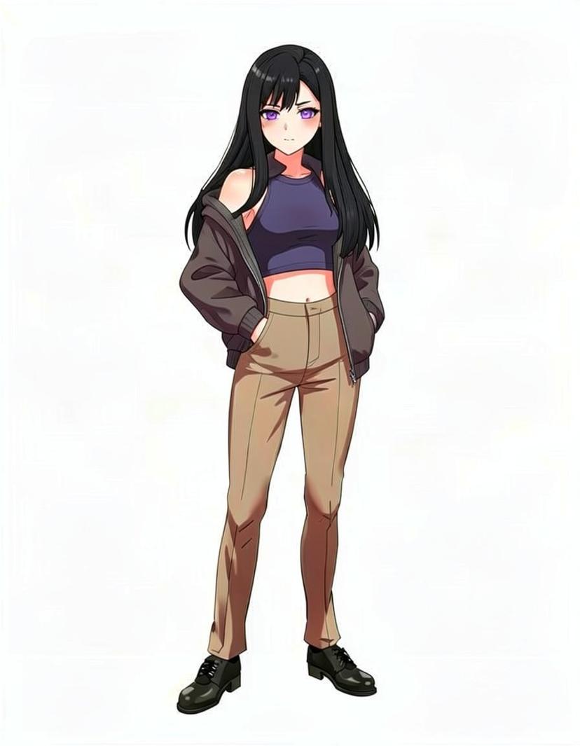 Suzume Gojo, a Jujutsu Kaisen OC made on GenTube