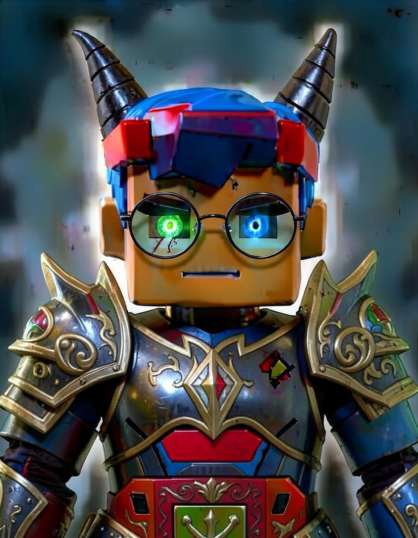 Azureforge, a Roblox OC made on GenTube