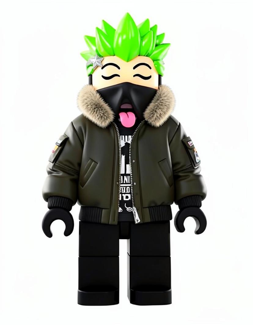 NeonGrim, a Roblox OC made on GenTube