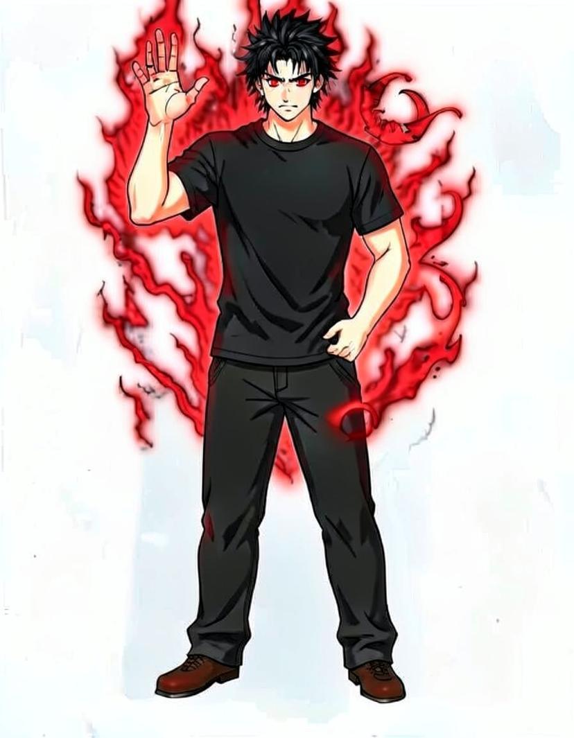 Ganjo, a Jujutsu Kaisen OC made on GenTube