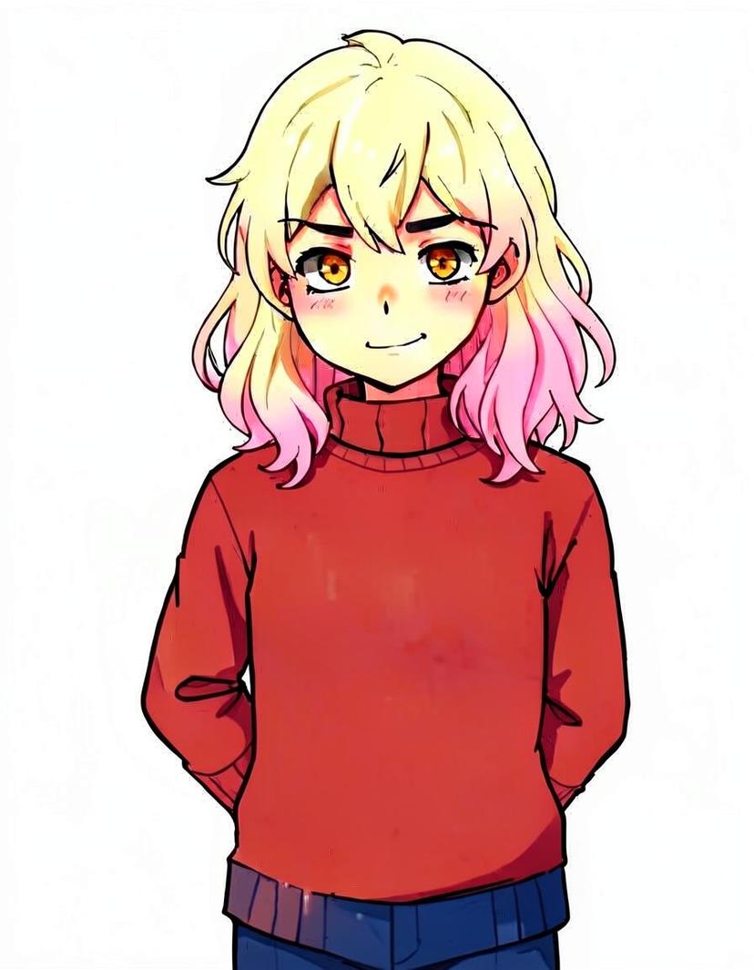 Lumin, a Undertale OC made on GenTube