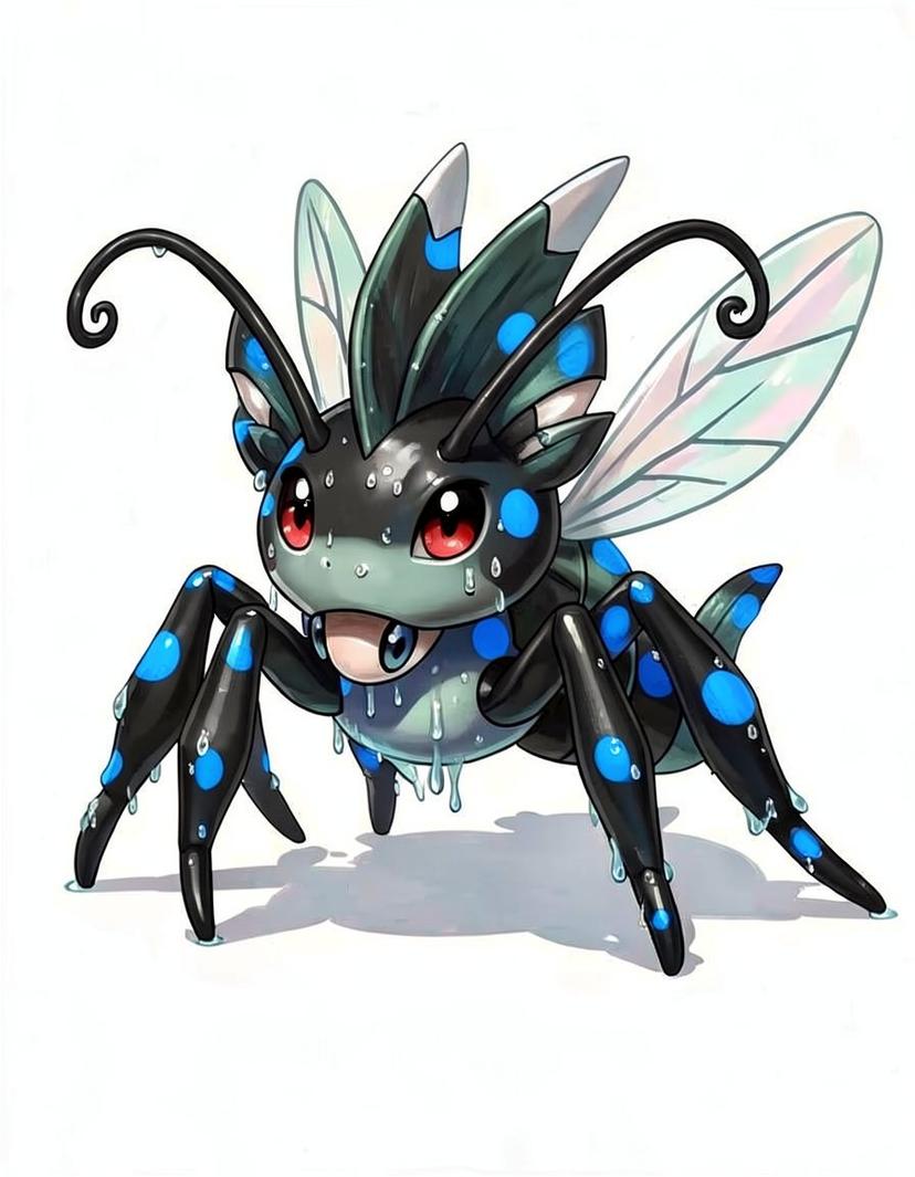 Aquaix, a Pokemon OC made on GenTube