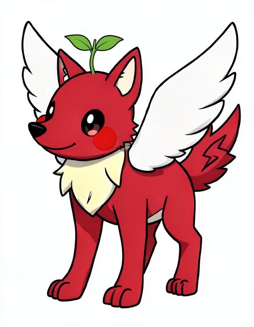 Zephyrlupe, a Pokemon OC made on GenTube