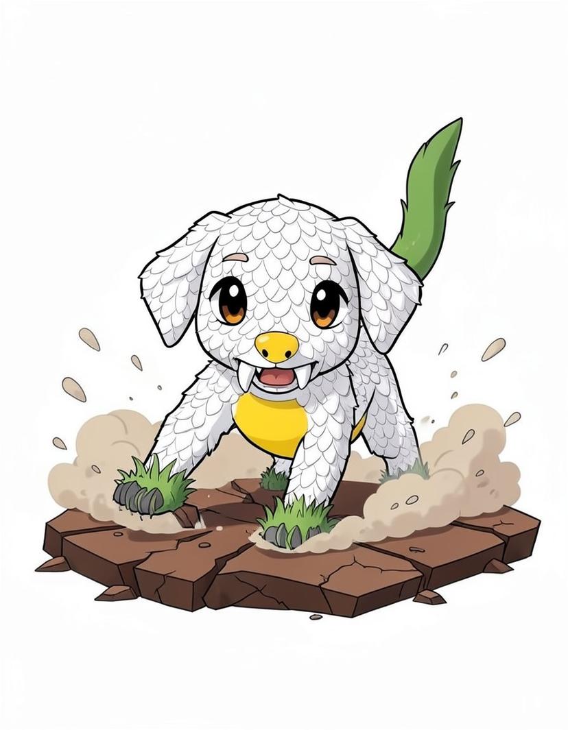 Mossix, a Pokemon OC made on GenTube