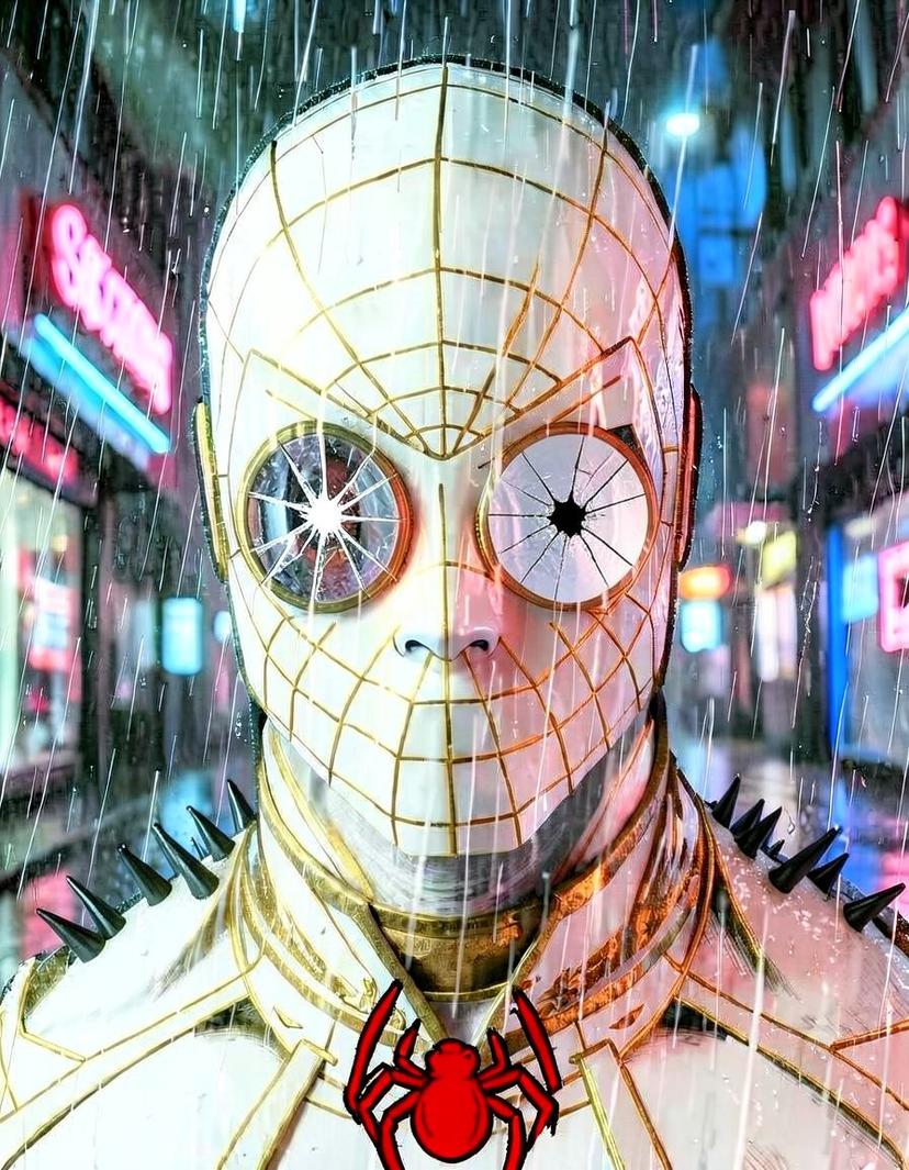 Crimson Web, a Spider Man OC made on GenTube
