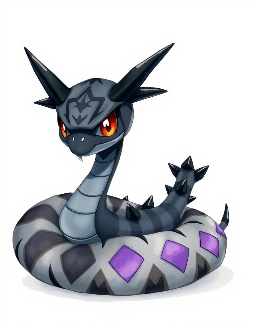 Gloomhiss, a Pokemon OC made on GenTube