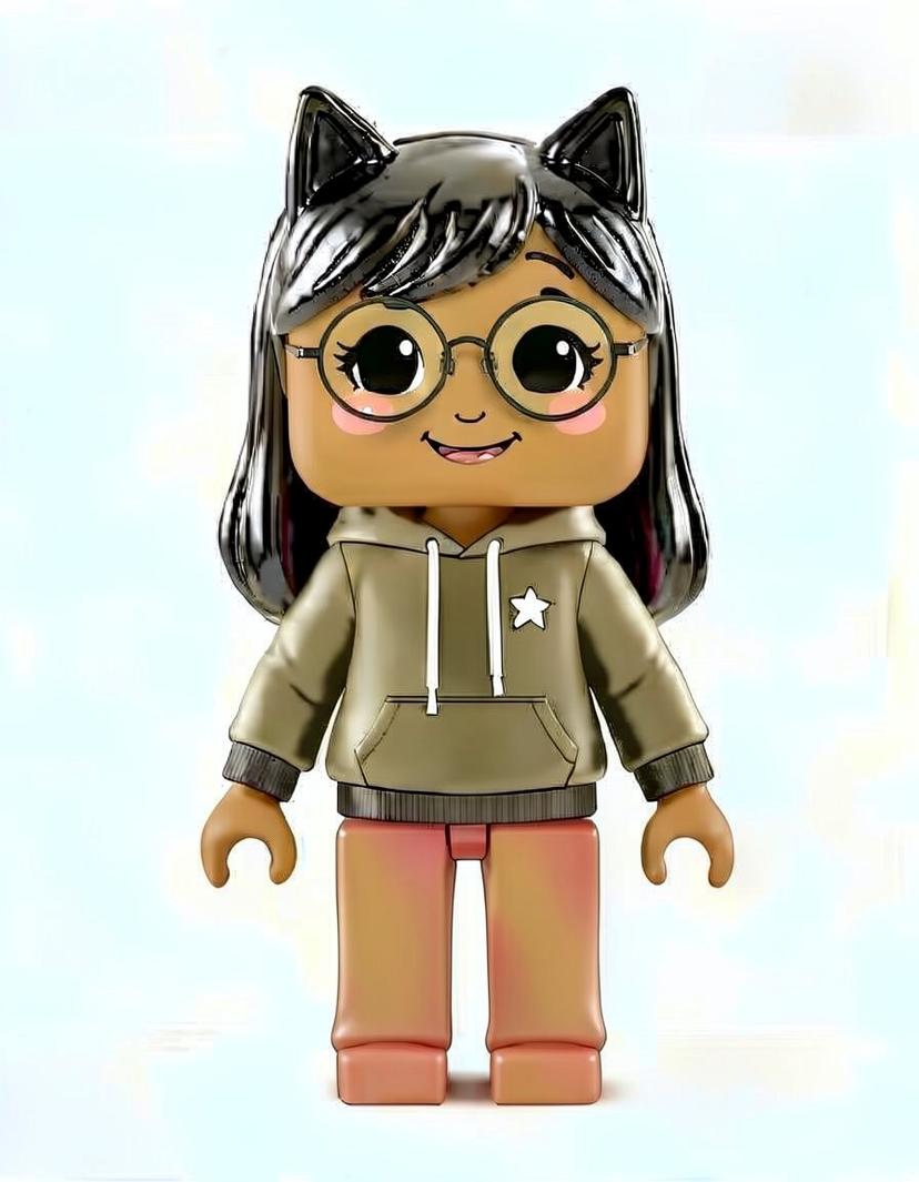 Cotton Ember, a Roblox OC made on GenTube