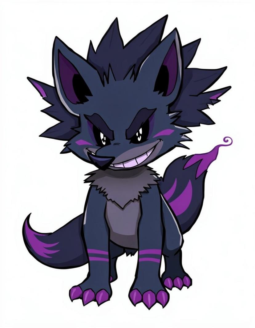 Shadeflare, a Pokemon OC made on GenTube