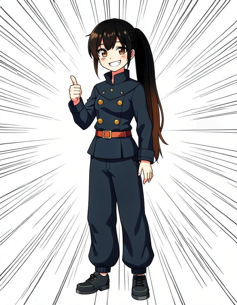 Shufan Zhuge, a Jujutsu Kaisen OC made on GenTube
