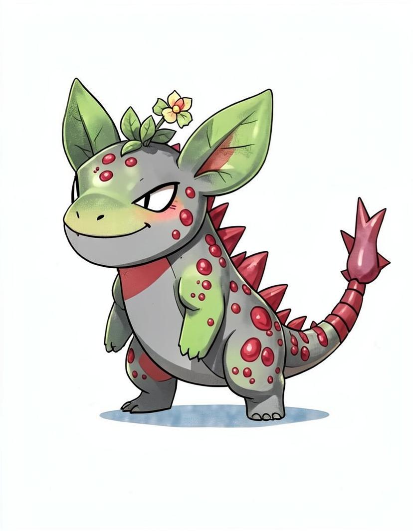 Leafin, a Pokemon OC made on GenTube