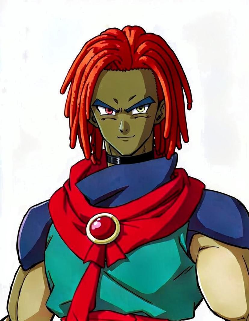 Crimson Vex, a Dragon Ball OC made on GenTube