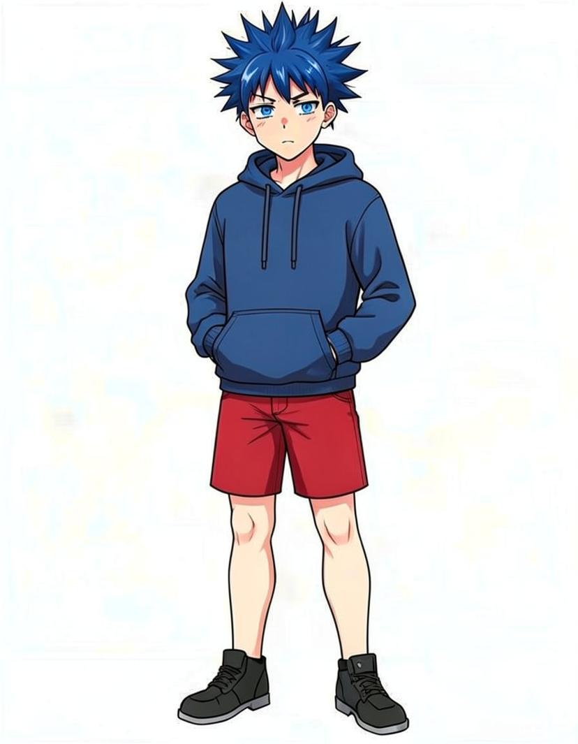 Allan Wolfling, a Naruto OC made on GenTube