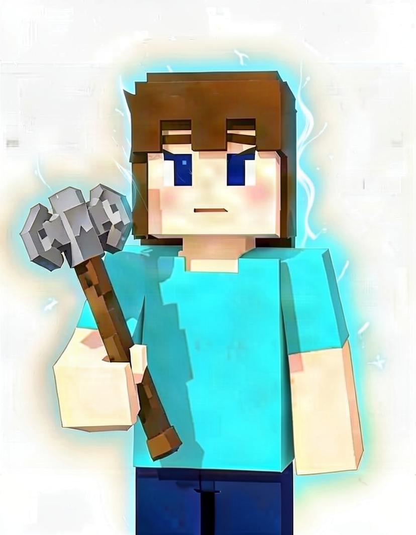 nini, a Minecraft OC made on GenTube