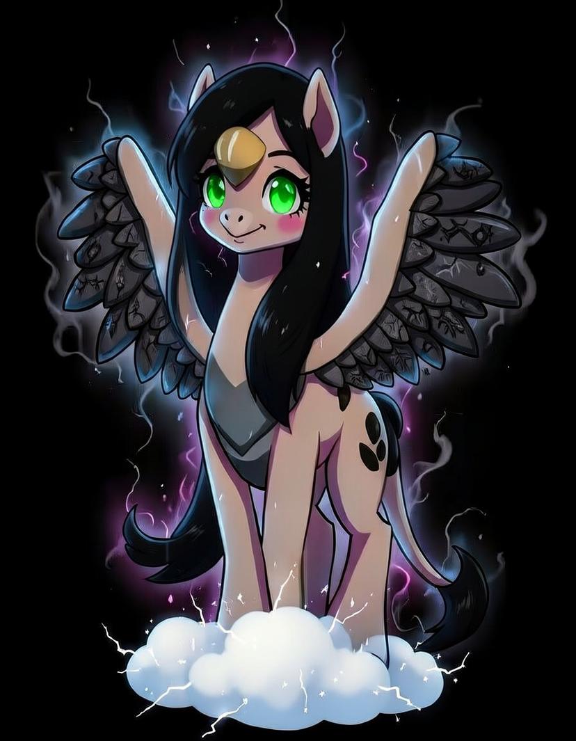 Nightwing, a My Little Pony OC made on GenTube