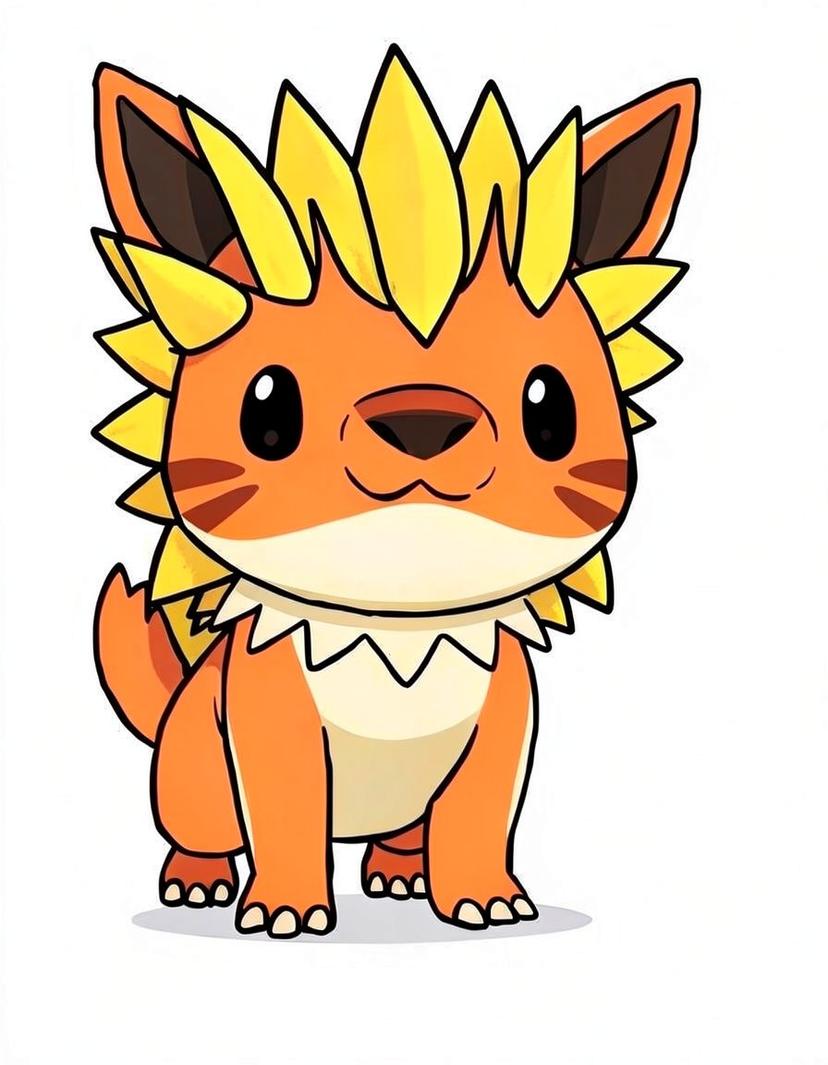 Blazetail, a Pokemon OC made on GenTube