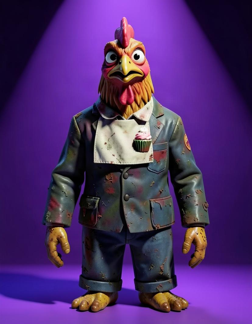 GrimBaker, a FNAF OC made on GenTube