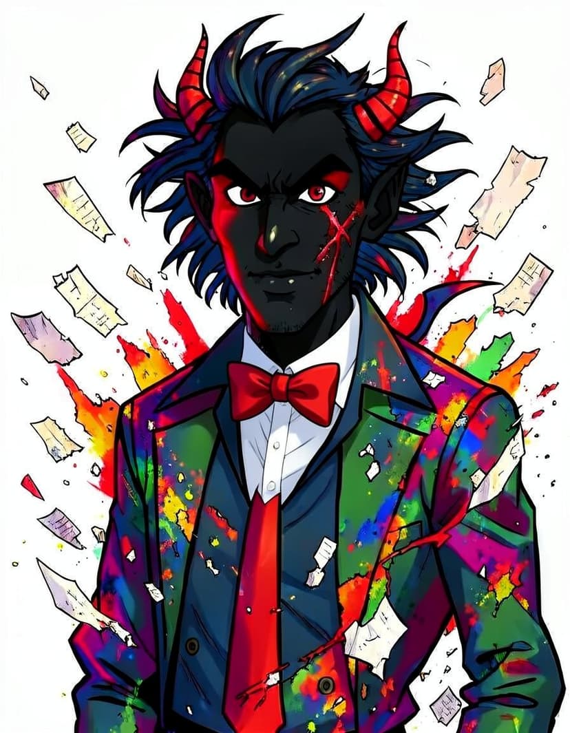 Guy, a Hazbin Hotel OC made on GenTube