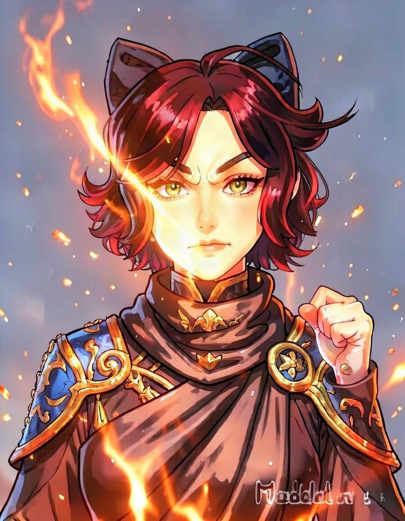 Rielyn Moretimer, a Fourth Wing OC made on GenTube