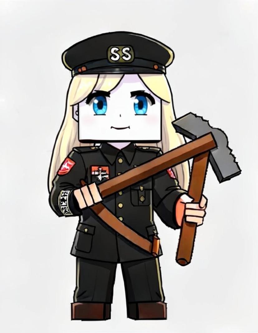 hell i dont even know, a Minecraft OC made on GenTube