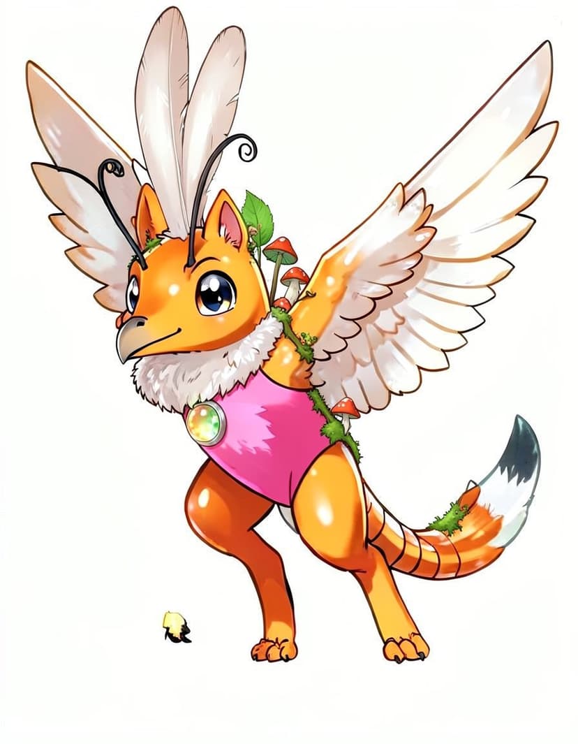 Hivehowl, a Pokemon OC made on GenTube