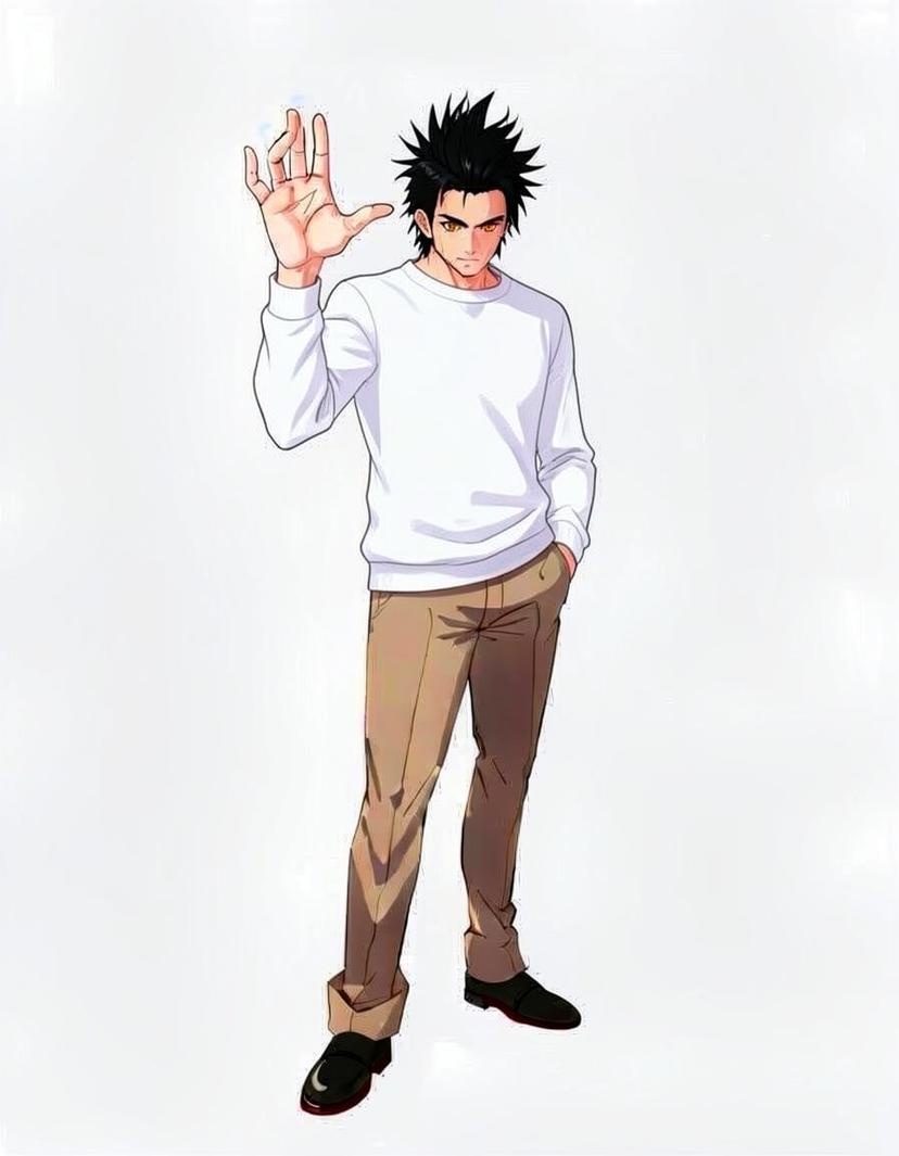 A. K., a Jujutsu Kaisen OC made on GenTube