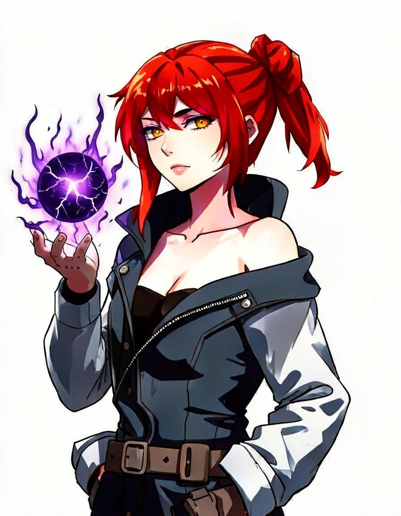Astra Rift, a Solo Leveling OC made on GenTube