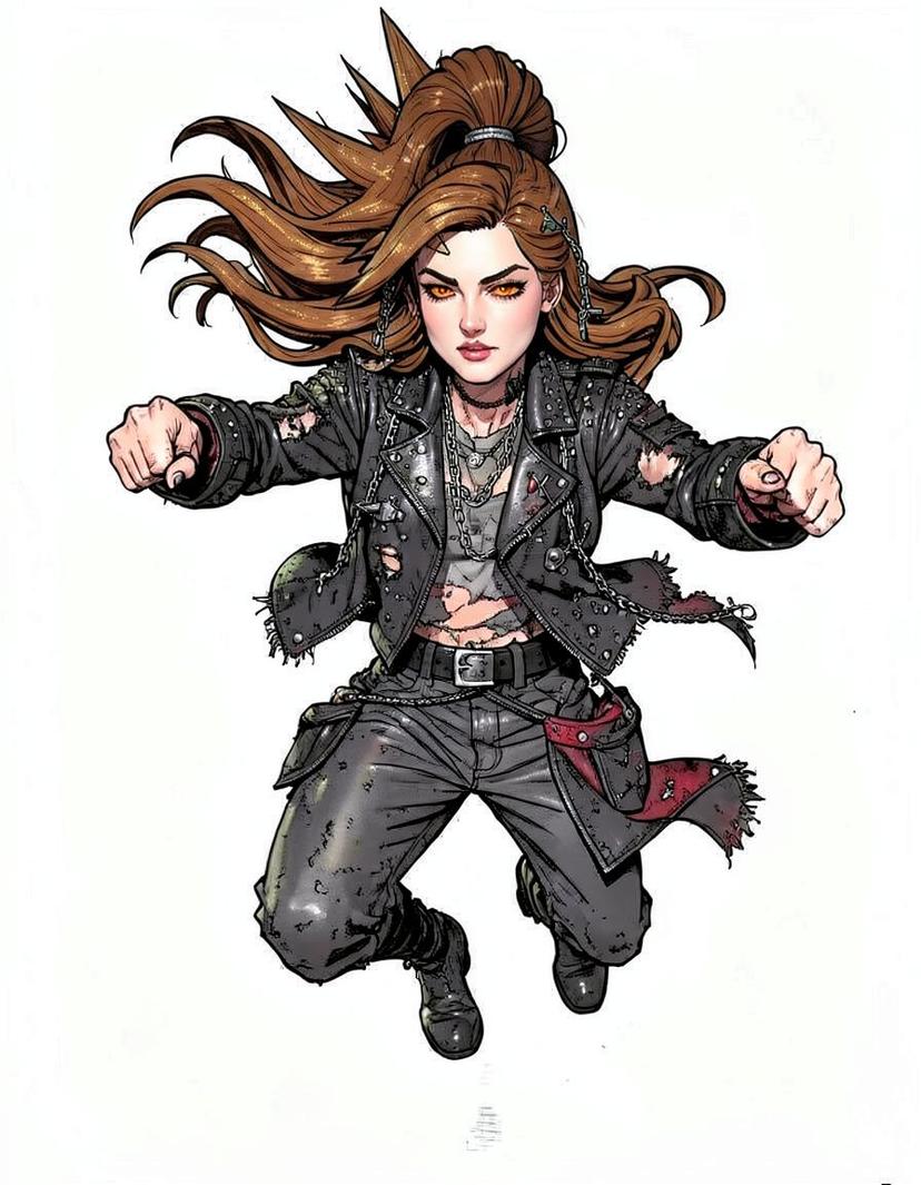 Starlace, a Marvel Superhero OC made on GenTube