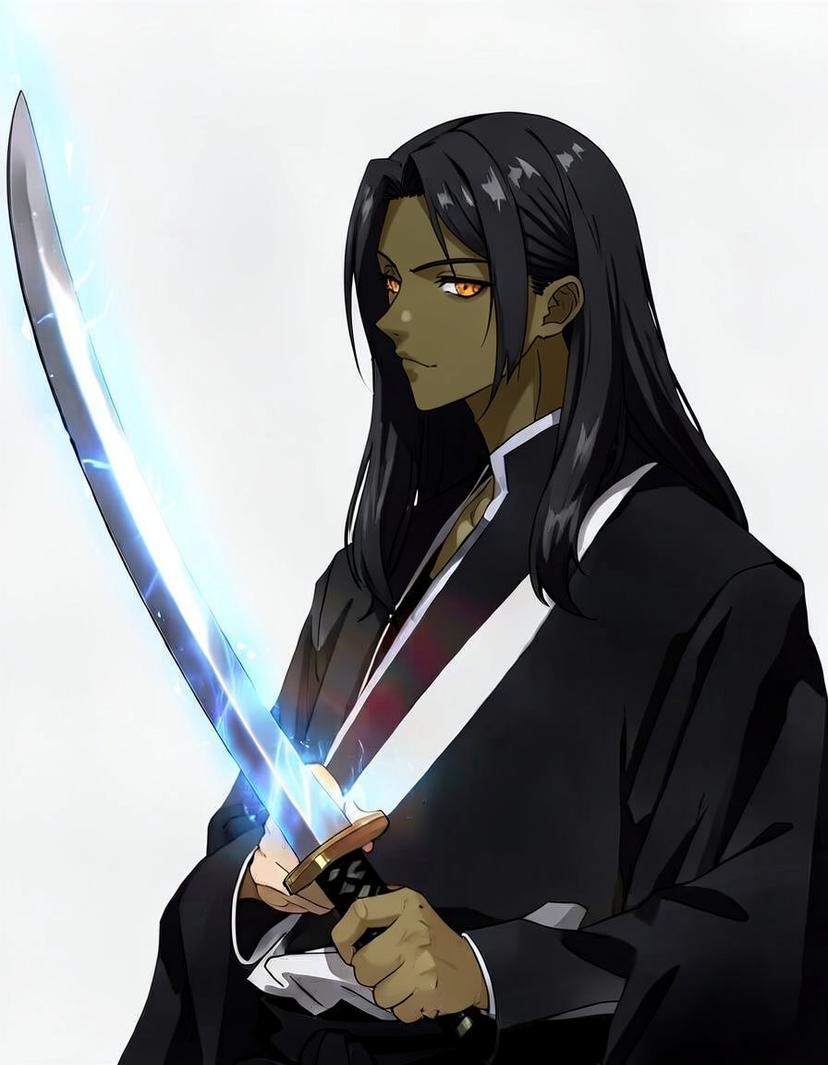 Ashen Blade, a Bleach OC made on GenTube
