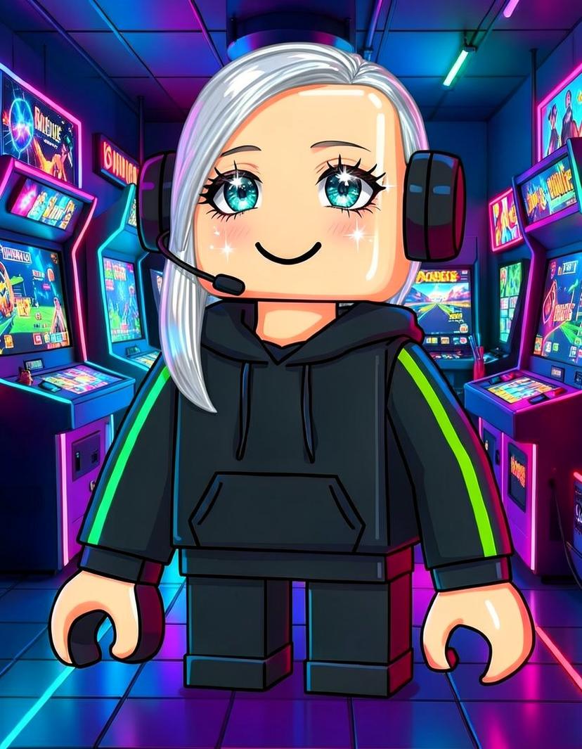 LumiByte, a Roblox OC made on GenTube